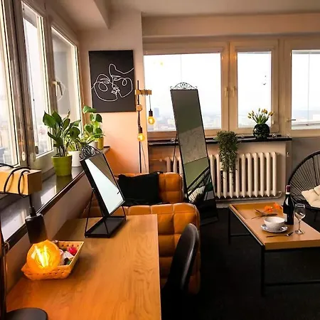 21st Floor Loft! The View! Apartment Warschau